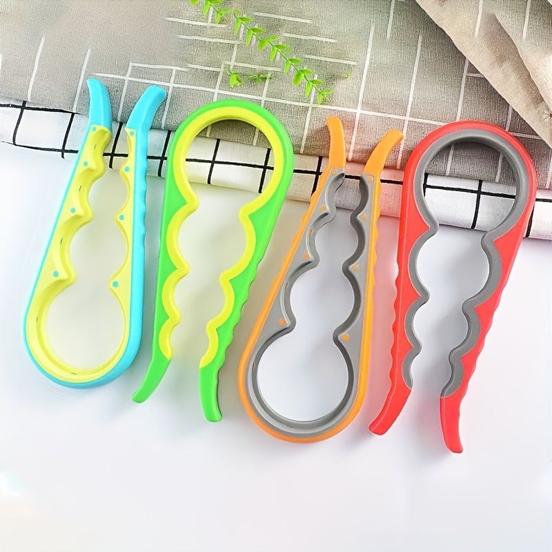 Elderly-Friendly 4-in-1 Can Opener Kitchen Gadget Easy to Use