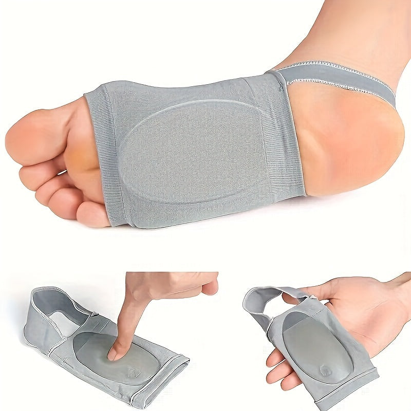 Unisex Elastic Bandage Insoles Arch Support Breathable Non-Slip Durable