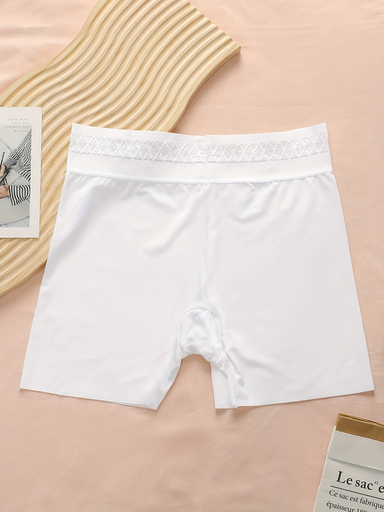 Women's Lace Boyshort Panty Seamless Underwear for Women