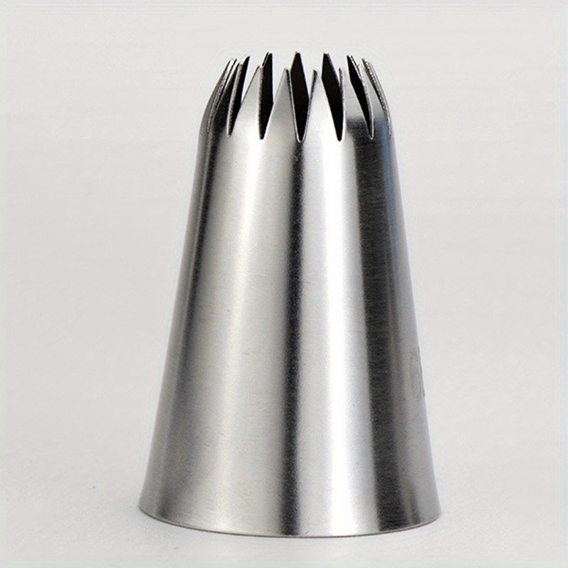 Stainless Steel 6B Cream Decorating Nozzle for Baking and Cake Decorating