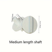 Kuchli dizaynga ega, 0,6 sm D-shaklidagi teshik bilan sovutgich va muzlatgich haroratini sozlash uchun universal plastmassa knopka. Tugma kalitining o'rnini bosuvchi.