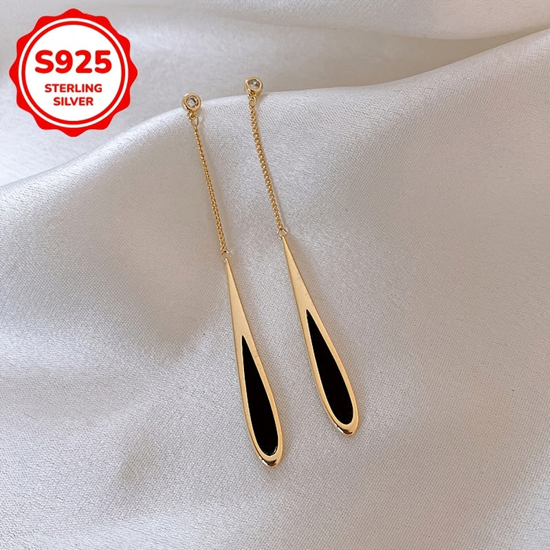 Sterling Silver Tassel Earrings for Women Hypoallergenic Lightweight Jewelry