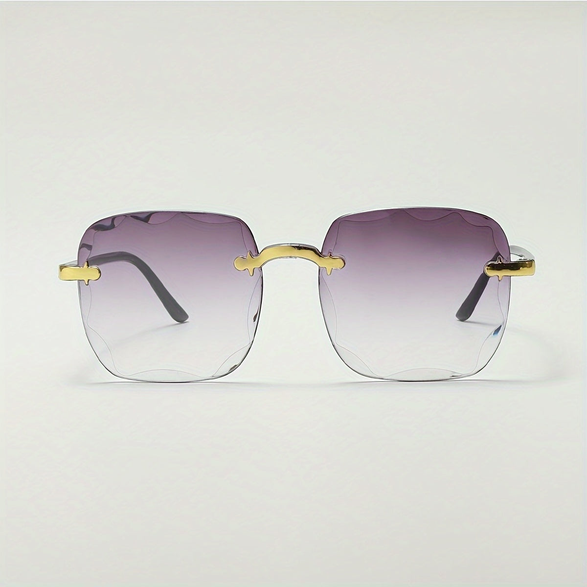 2-4 dona Geometrik naqshli retro tasodifiy ko'zoynak yozgi piyoda sayr qilish uchun.