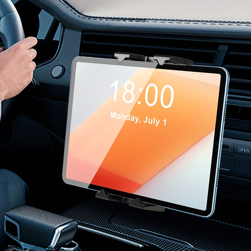 Avtomobil planshet telefon uchun o'rnatgich, 10-36 sm qurilmalar uchun sozlanadigan CD joyi tutgichi