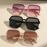 Набор из 3 ретро-прямоугольных очков оверсайз для женщин с антибликовыми линзами и карбоновыми оправами