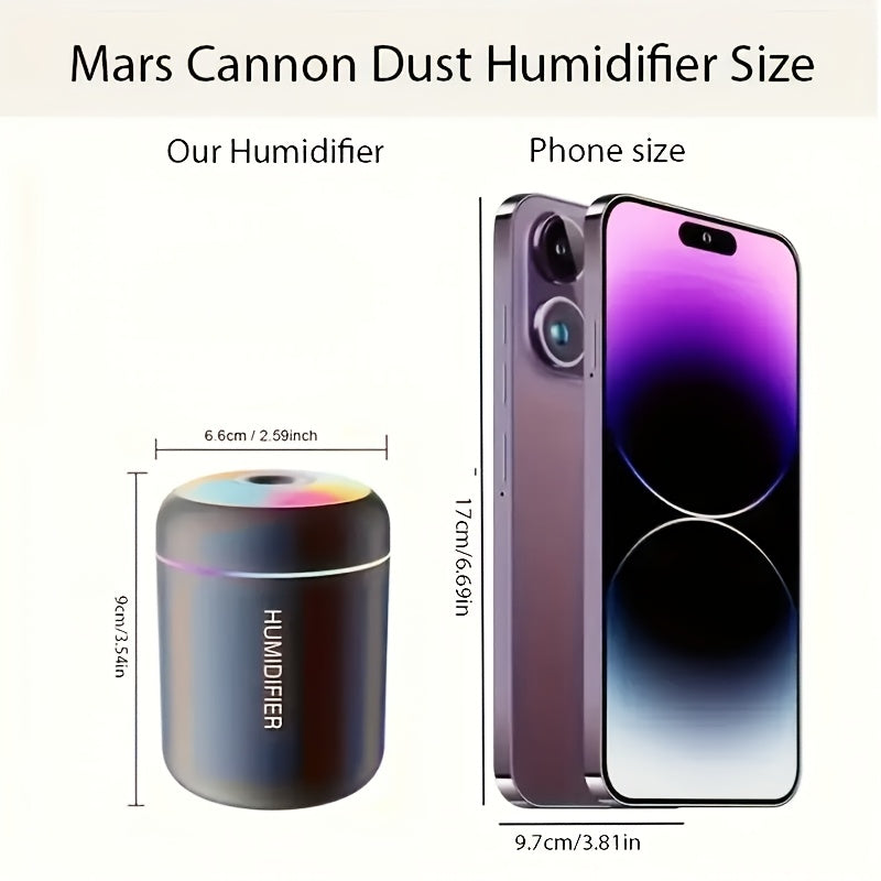 Smart Aroma Diffuser with Humidifying Function USB Charged Color Changing LED for RV and Automotive Use