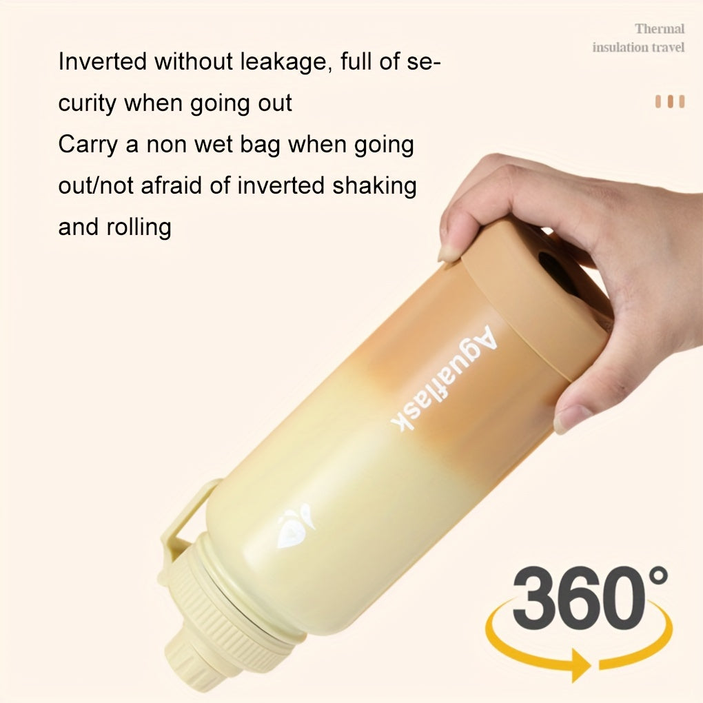 500ml Vacuum Insulated Stainless Steel Water Bottle Reusable Sports Flask