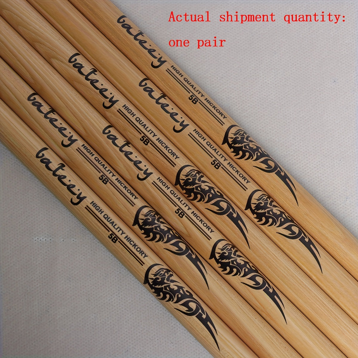 North American Walnut Drumsticks 5A 5B 7A for Performance and Practice