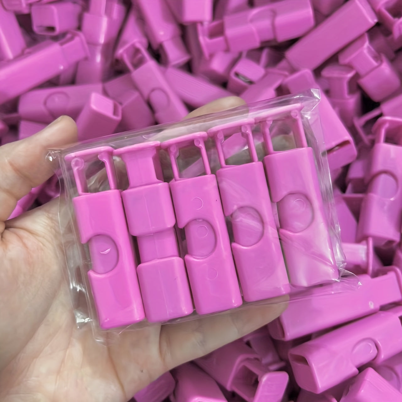 Juego de 5/10 clips de cierre para bolsas de alimentos para almacenamiento de alimentos frescos reutilizables, pinzas de plástico