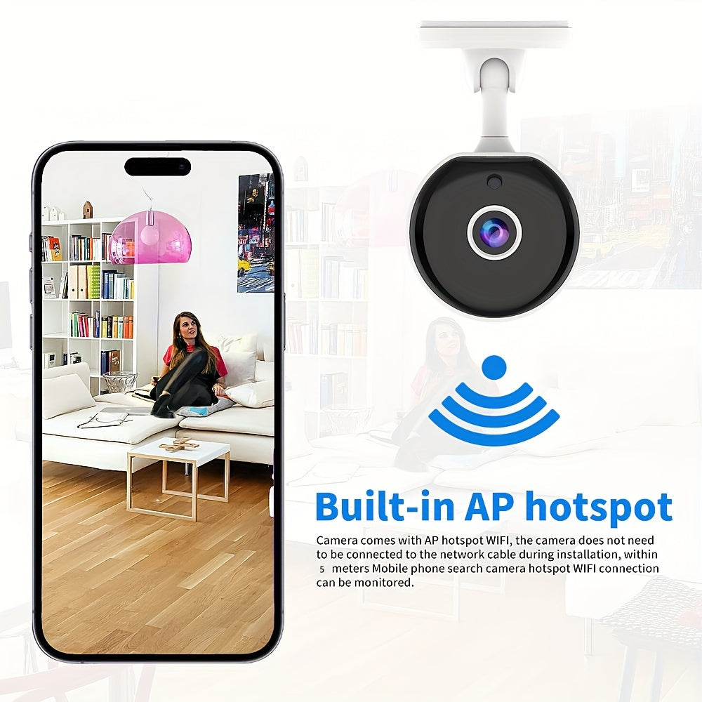 Wireless Home Security Camera with Night Vision and Remote Viewing