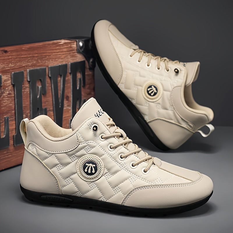 Zapatillas casuales para hombre, transpirables, antideslizantes, suela de goma, para todas las estaciones, de caña baja