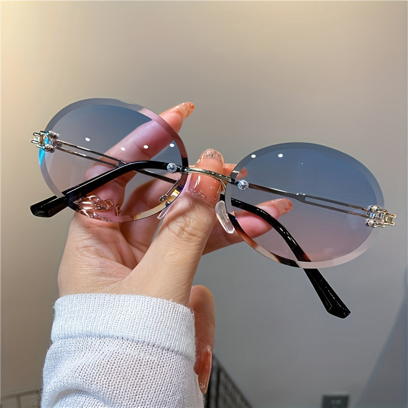 Women's Gradient Sporty Sunglasses Plastic Frame for Running Outdoor Activities