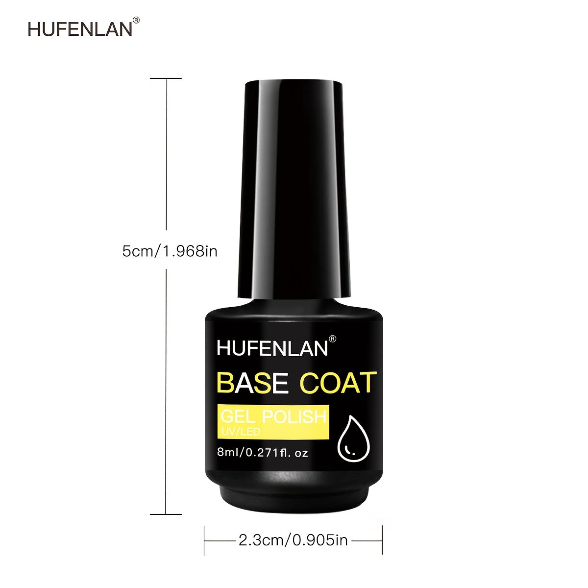 Long-Lasting Gel Nail Polish Set with 2 Top Coats and Base Coat for Shiny Odorless Finish