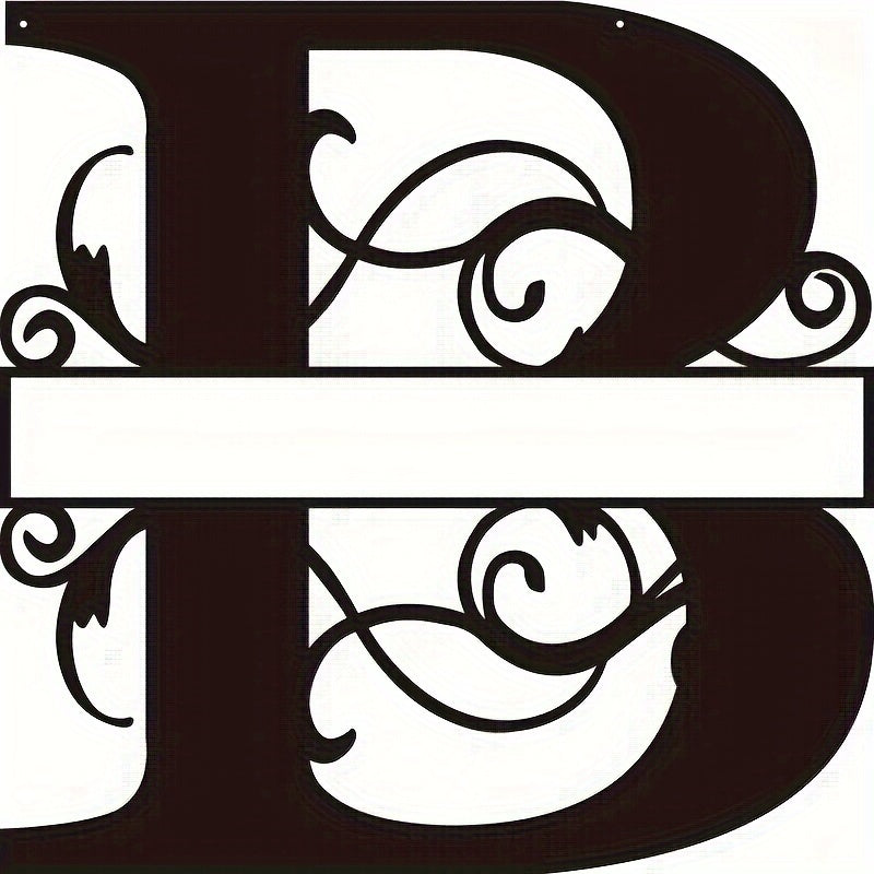 Personalized Metal Family Name Sign Wall Art for Front Entrance or Housewarming Gift