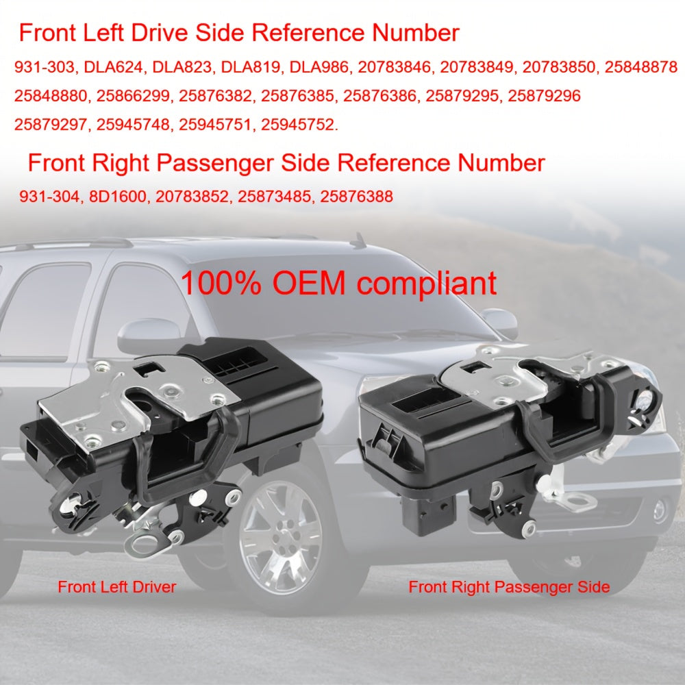 Power Door Lock Actuator for SUV Trucks Replacement No Battery Required