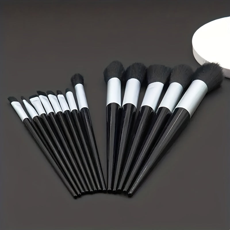 13pcs Makeup Brush Set Soft Fluffy Foundation Blush Eyeshadow Kabuki Beauty Tools