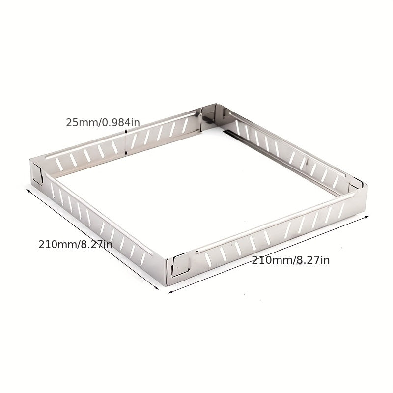 Stainless Steel Windshield for Gas Stove Collapsible Burner Cover Protection