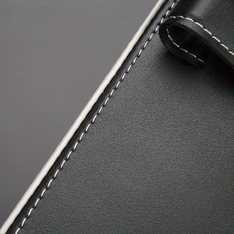 Держатель для салфеток в автомобиль из черной кожи, подвесная органайзер для интерьера автомобиля