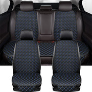 Universal Artificial Leather Seat Cushions Set for Car Protection and Comfort