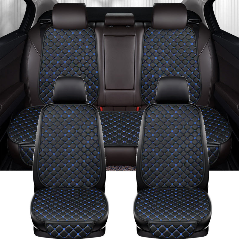 Universal Artificial Leather Seat Cushions Set for Car Protection and Comfort