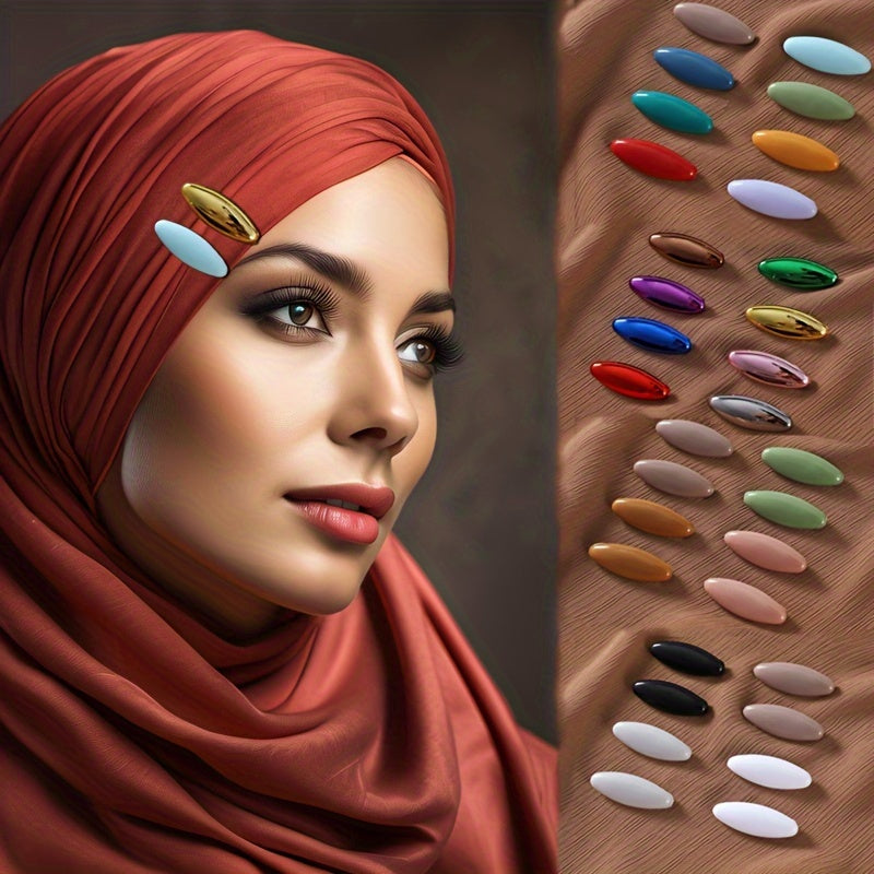 Imperdibles de plástico metálico surtidos para macarons, pañuelos, clips de cobertura y accesorios