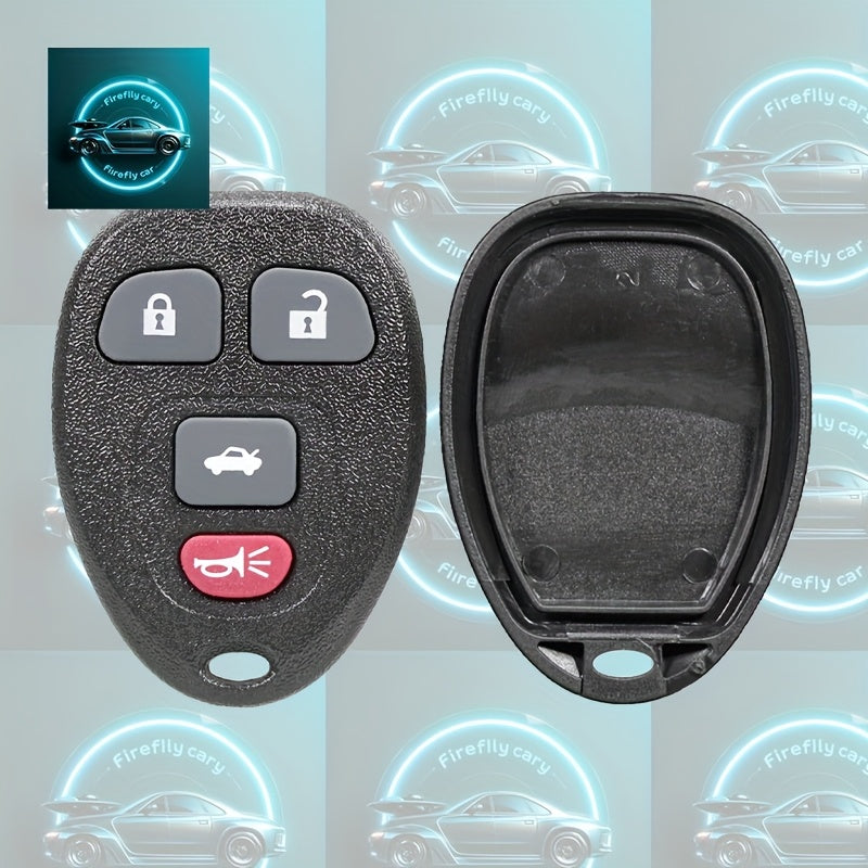 Durable ABS Car Key Fob Shell with Blue Lightning Bolt Design for Vehicle