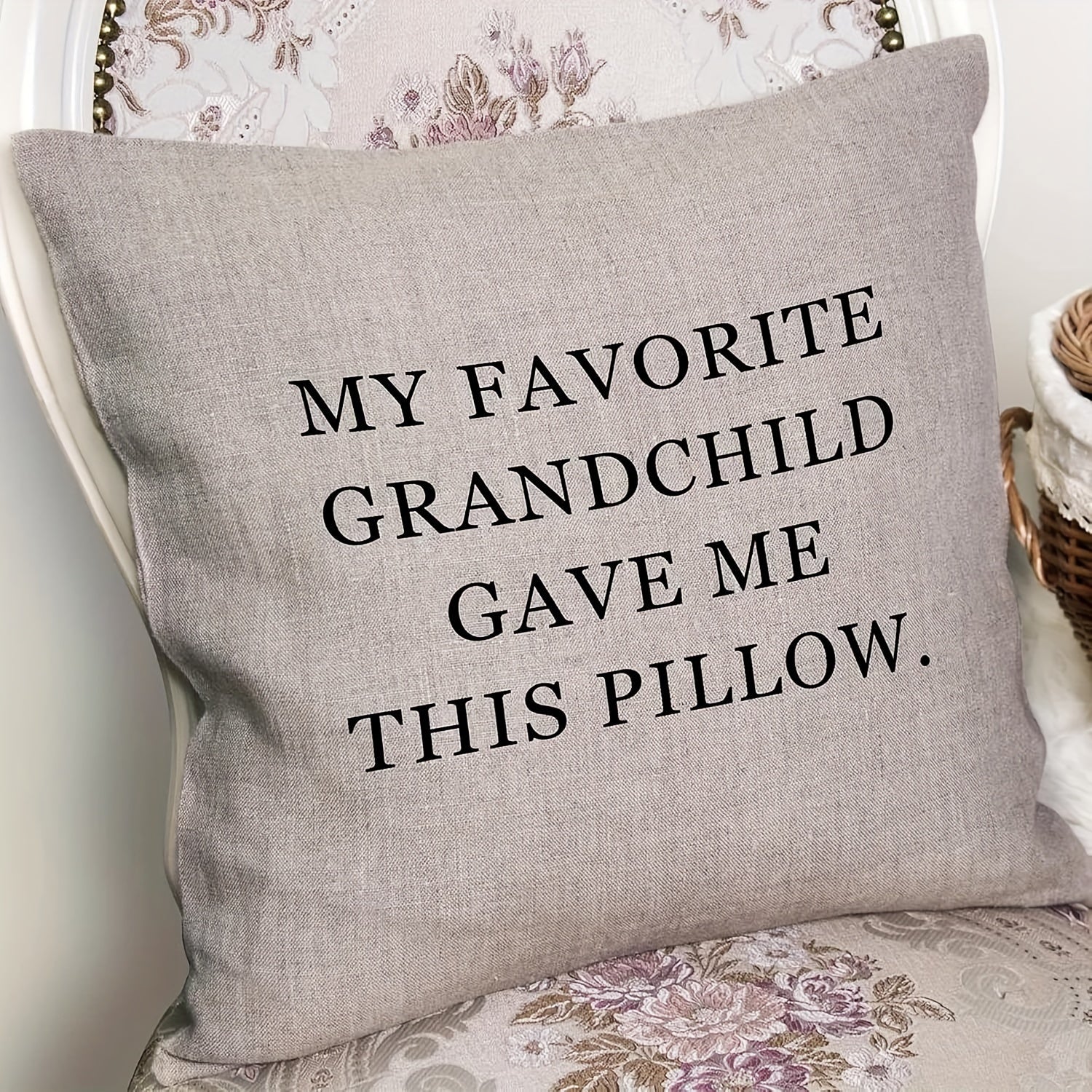 Personalized Pillow Cover 45.72cm Polyester Knit Fabric Custom Photo Text