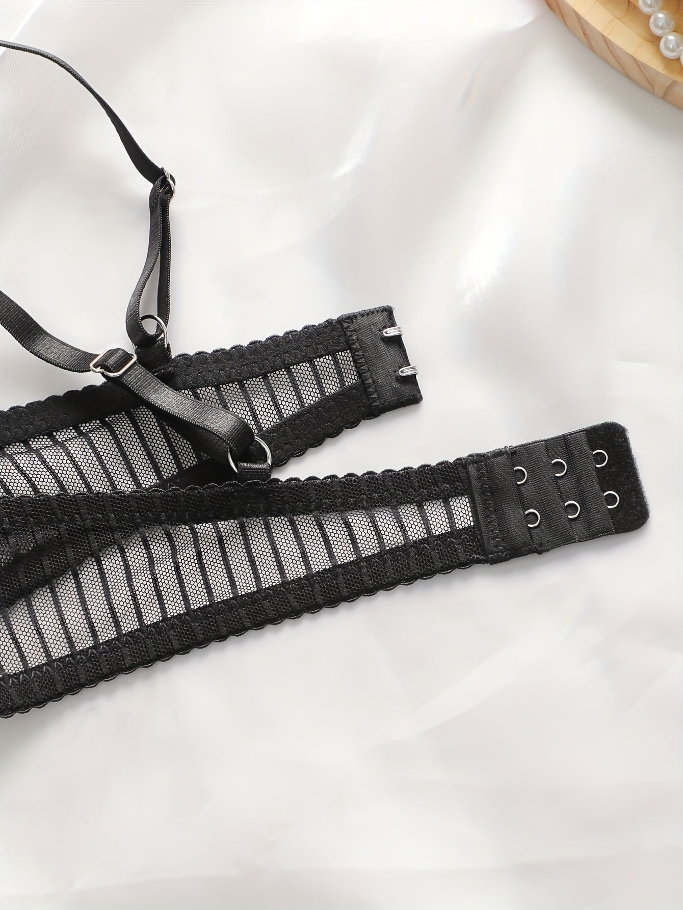 Women's French-Style Lace Lingerie with Ultra-Thin Fabric and Underwire Support