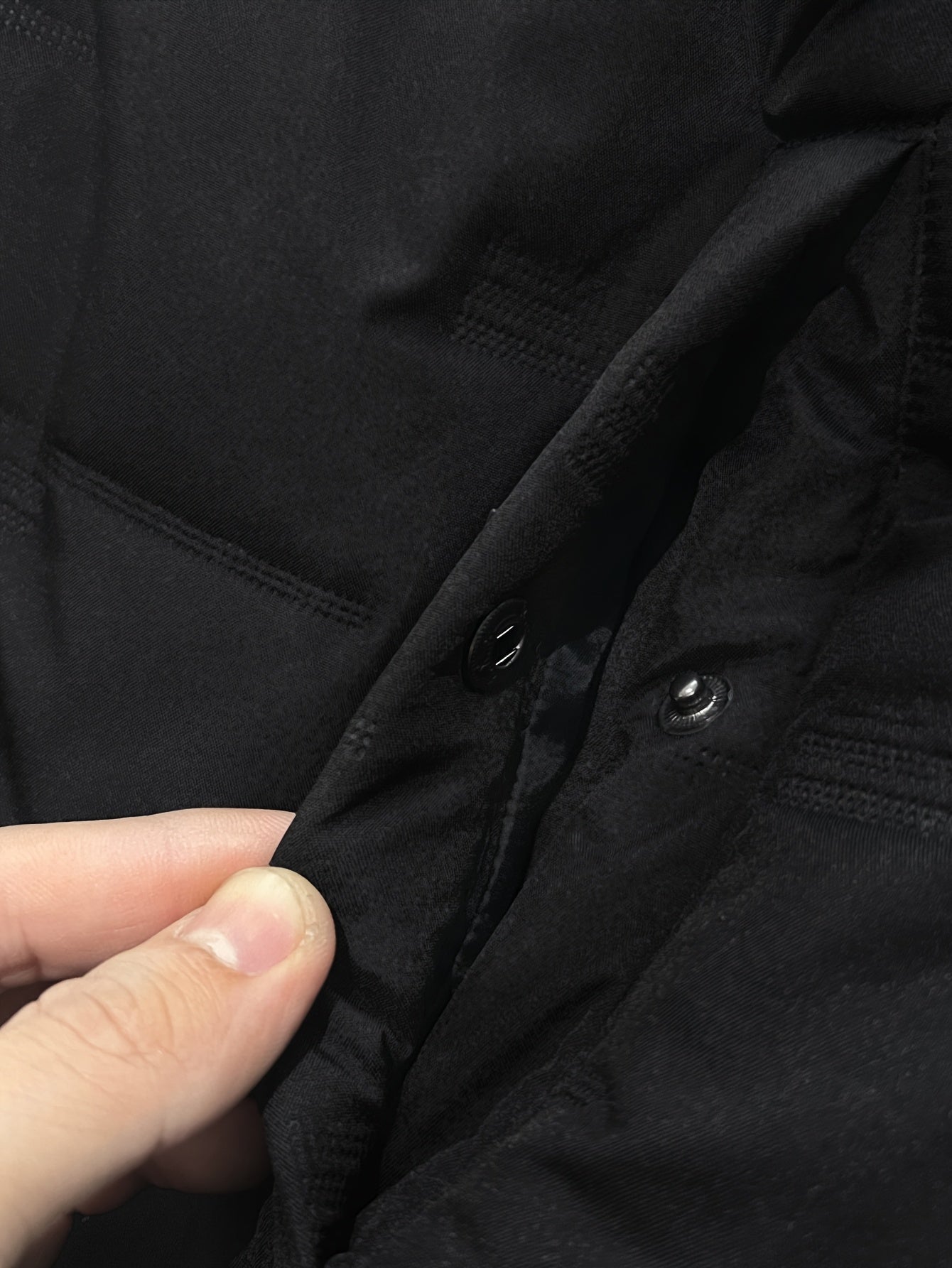 Men's Sleeveless Vest Black Polyester Stand Collar Geometric Pattern Autumn Winter Layering