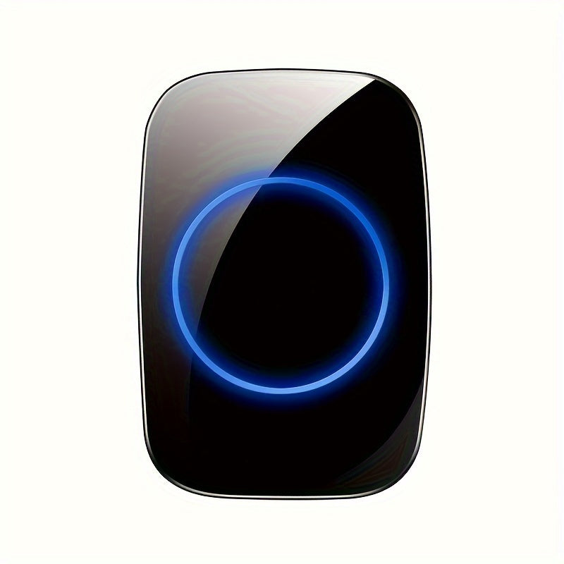 Wireless Doorbell Kit with LED Flash 38 Ringtones for Elderly and Deaf Home Security