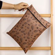 Set of 3 Recycled Waterproof Diaper Bags with Large Capacity for Portable Storage