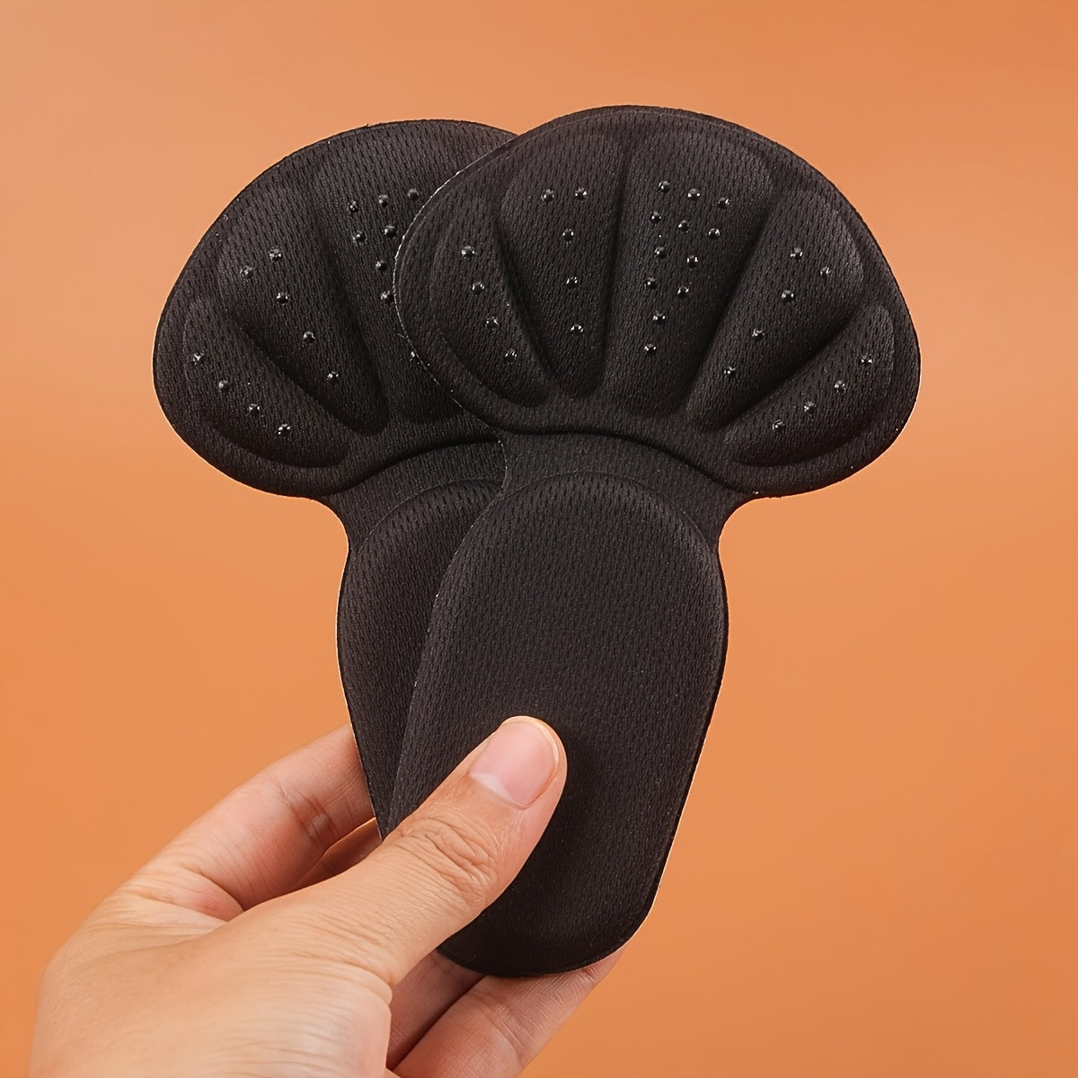 Unisex Soft TPE Heel Cushions Non-Slip Breathable Adjustable Size Set