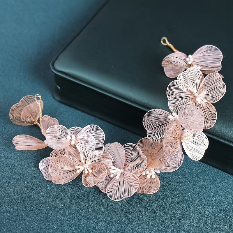 Handmade Lace Flower Headdress for Wedding Bridal Hair Accessories