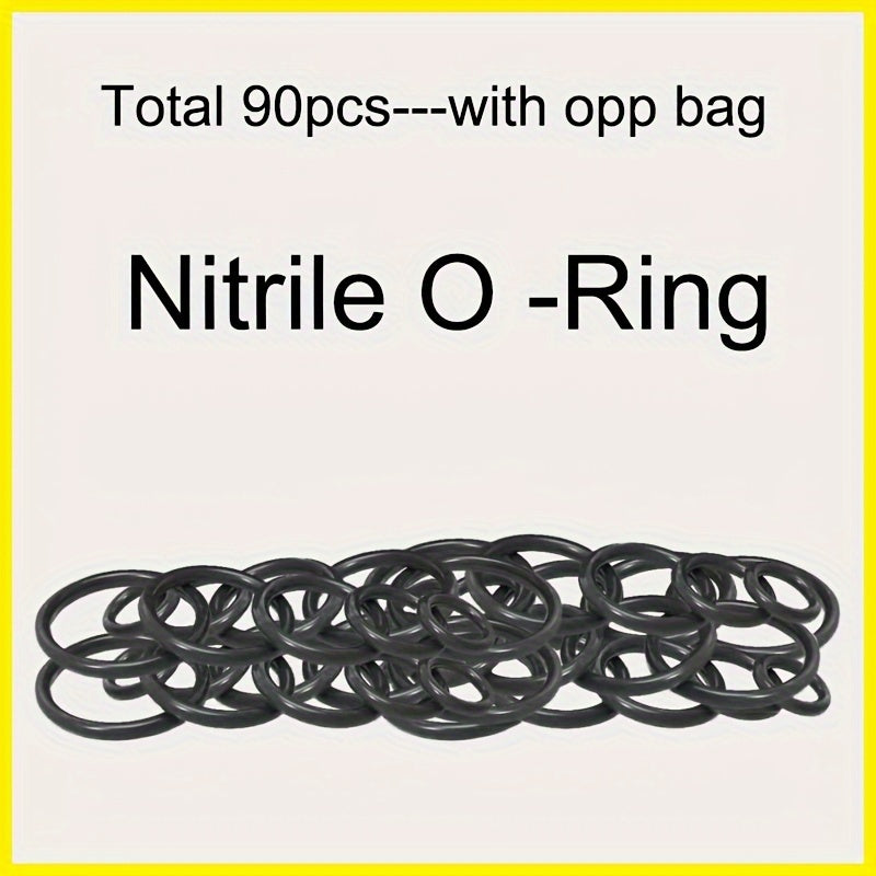 Набор резинок O-Ring в ассортименте с 18 размерами, идеален для автомобильного ремонта, сантехники и соединений для воздуха и газа.