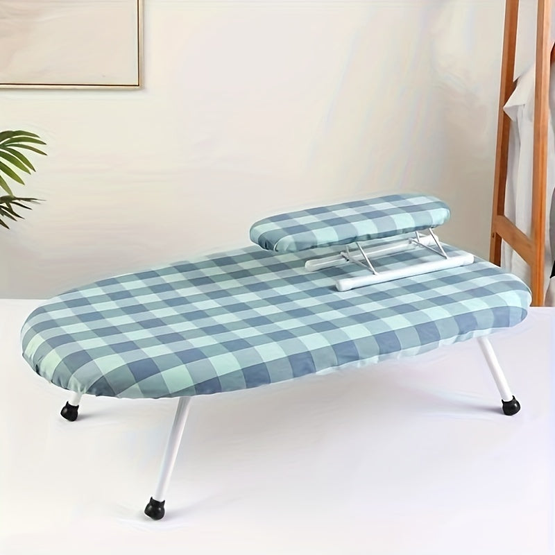 Foldable Ironing Board with Heart and Geometric Design for Home and Office Use