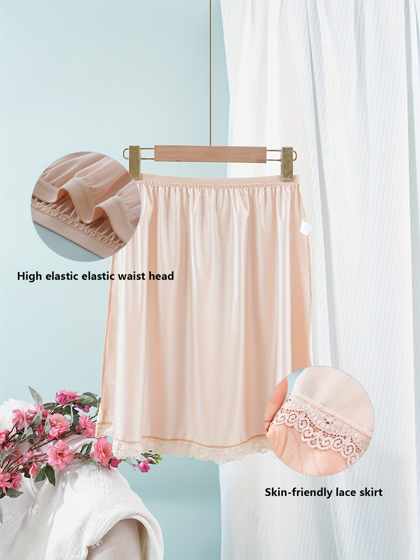 Plus Size Womens High Support Knit Lingerie Shorts Breathable Comfort