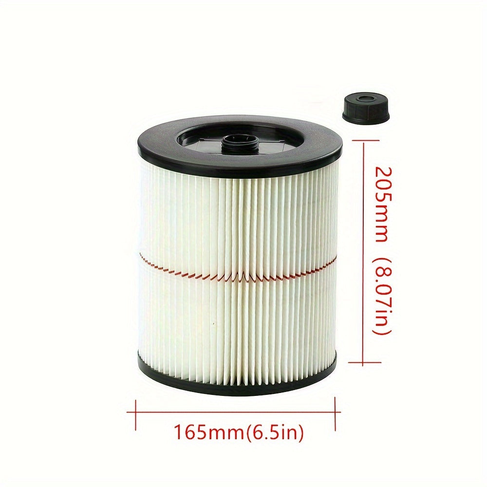 Wet Dry Vacuum Filter Compatible with Current Models Red Stripe 18.93 L Reusable HEPA