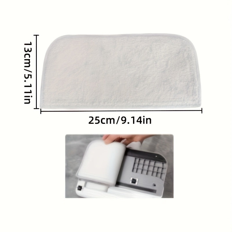 Half-Moon Microfiber Mop Pads Reusable Wet Dry Floor Cleaning Pads for Hardwood Tile Linoleum