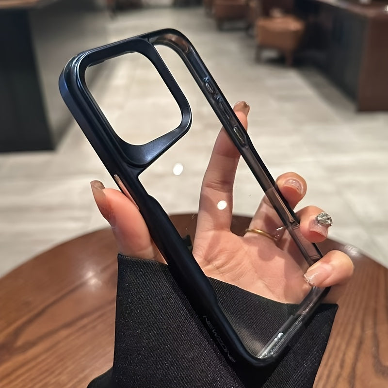 Electroplated Clear TPU Phone Case for iPhone Models Drop Protection