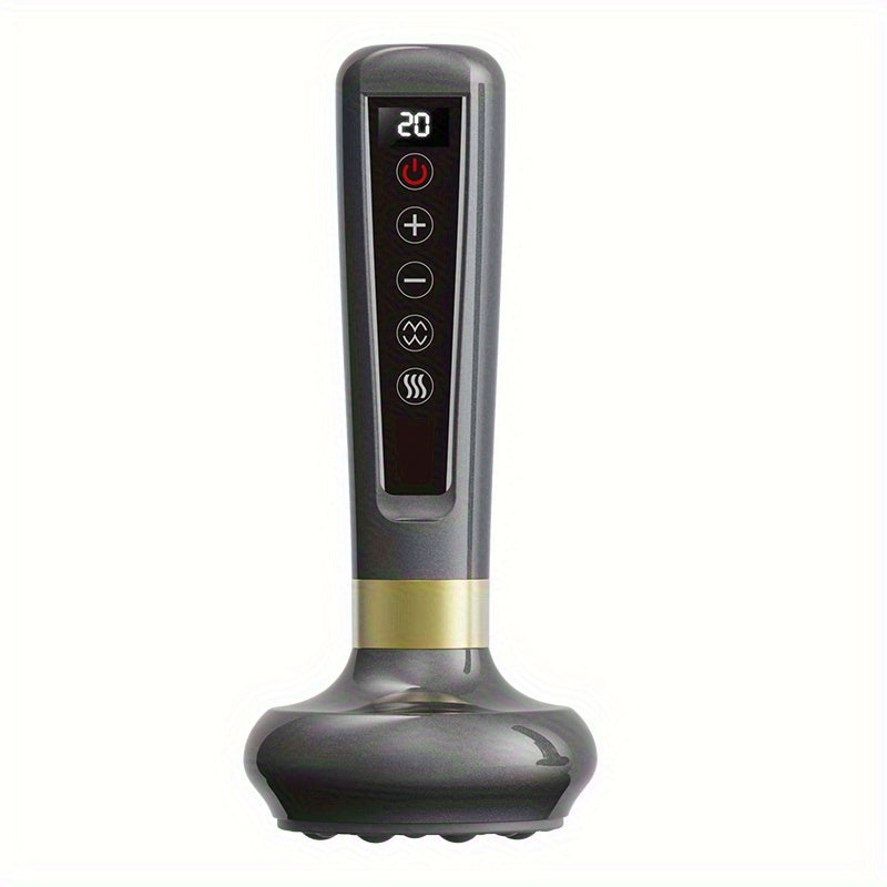 Adjustable 12-Level Digital Body Massage Device with USB Charging and Lithium Battery