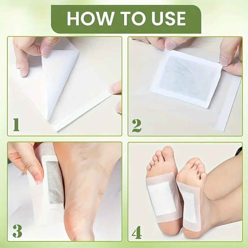 Unisex Deep Cleaning Foot Pads Foot Care 10pcs Detox Moisturizing