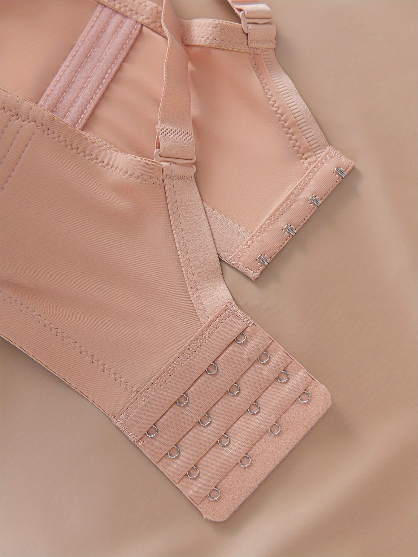 Pack de 3 sujetadores para mujer de tamaño grande, mate, sin marcas, con centro brillante y diamantes