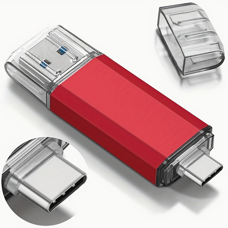 Dual C-Type USB Flash Drive 16GB OTG High-Speed Data Transfer for Android Smartphones and Tablets