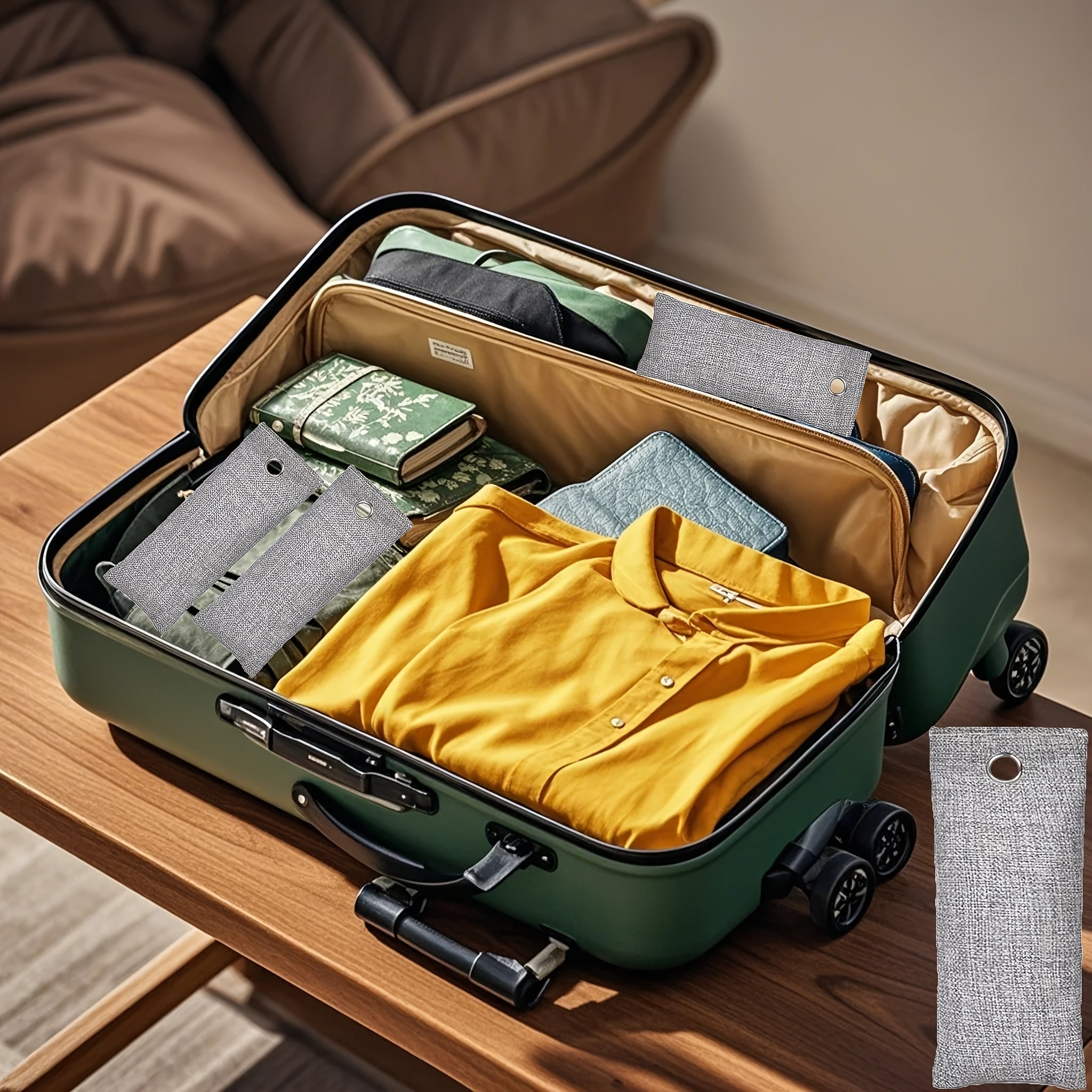 Activated Carbon Air Purification Bags 15/20pcs Odor Eliminator for Cars, Shoes, Wardrobes