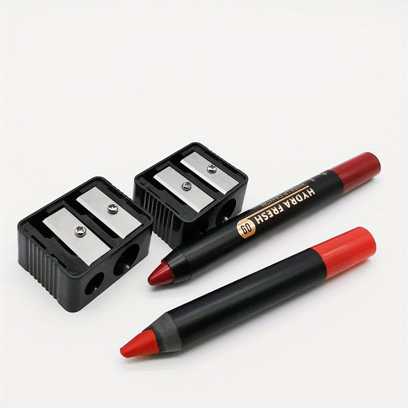 Travel Makeup Pencil Sharpener Dual Hole Portable Debris Collection