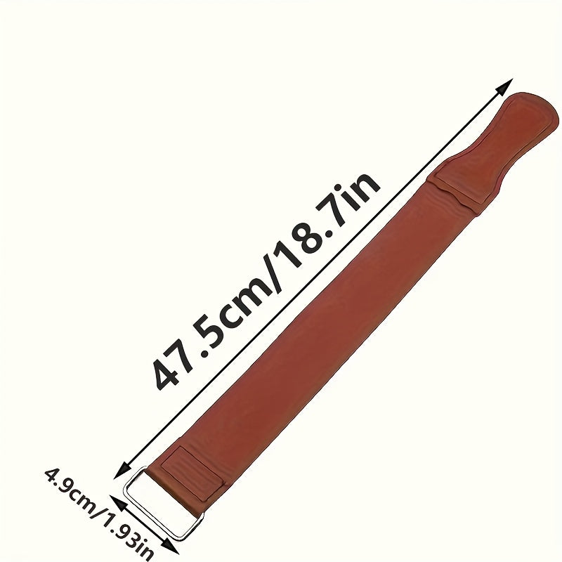 PVC Sharpening Band for Hair Cutting Folding Knives Durable Polishing Strap Clip Hair Cutting Tool