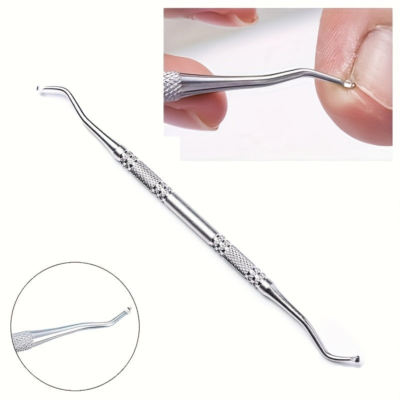 Unisex Stainless Steel Toenail Tools Toenail File Nail Cleaner Set