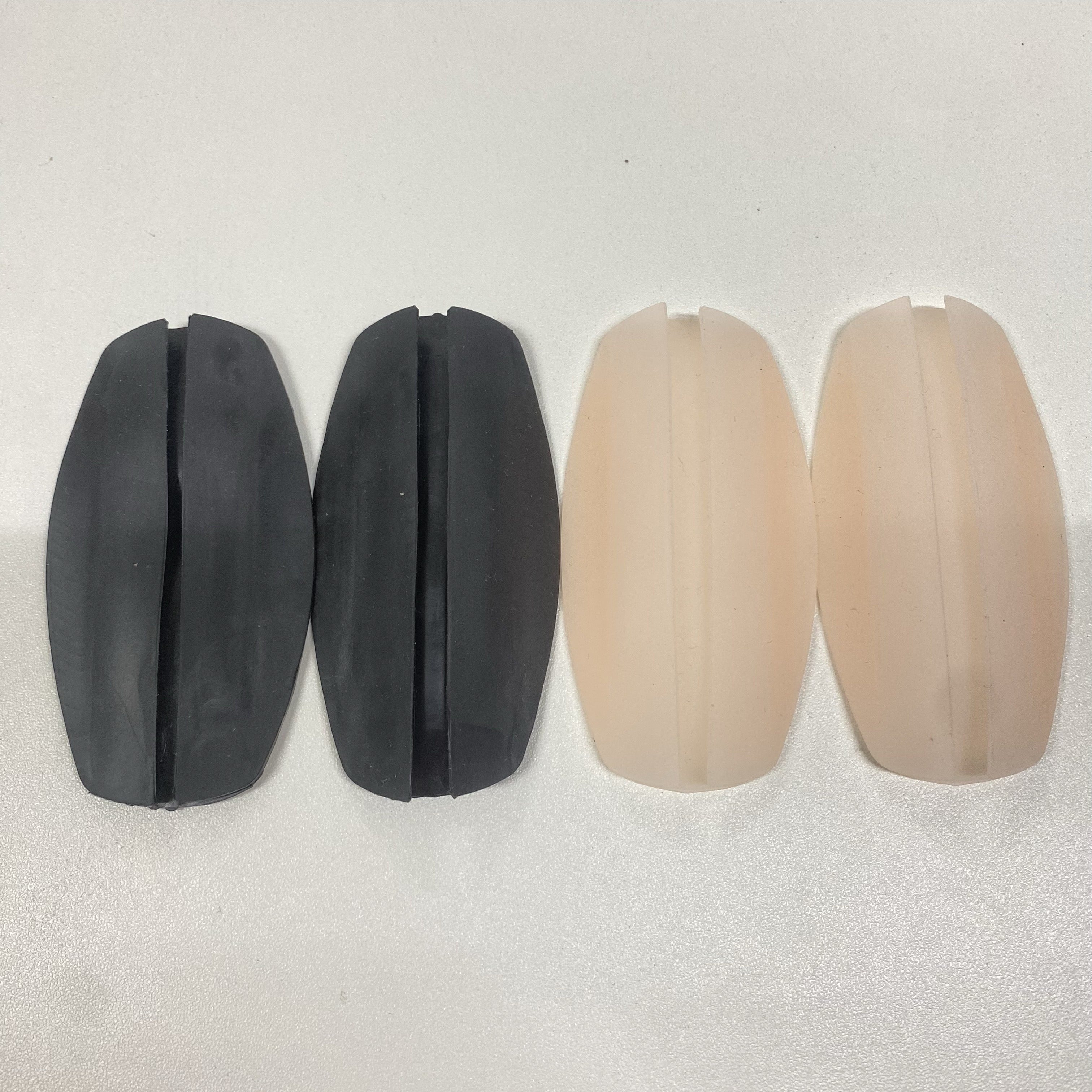 4-Pack Silicone Bra Strap Pads Non-Slip Comfort Support Solid Color Bra Accessories