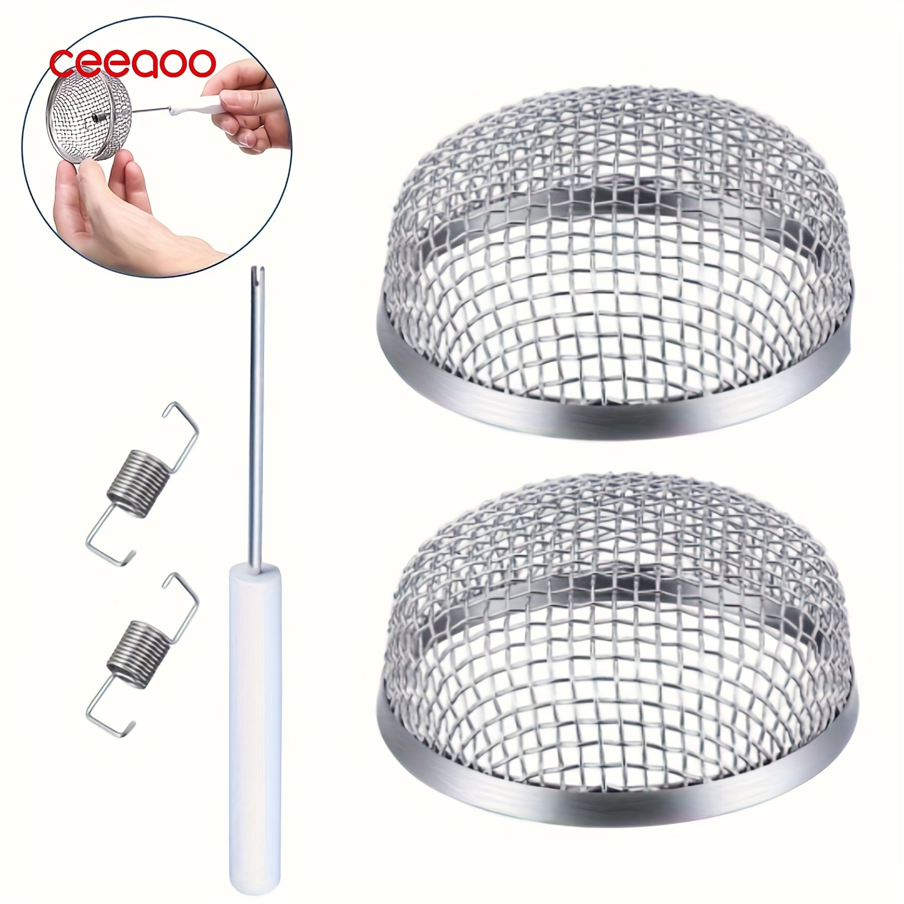 Stainless Steel RV Vent Insect Screen Cover 7.11x3.05 cm for Stove and Heater Vents