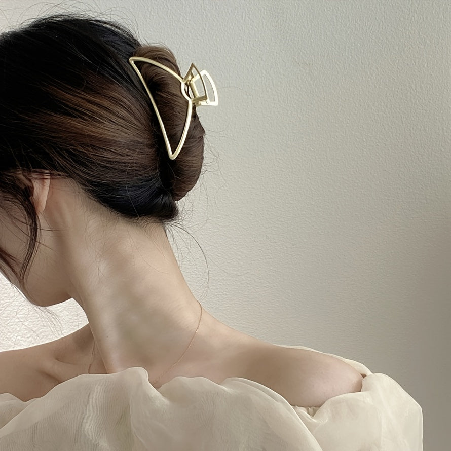 Women Metal Hair Claw Clip Durable Stylish Hair Accessory